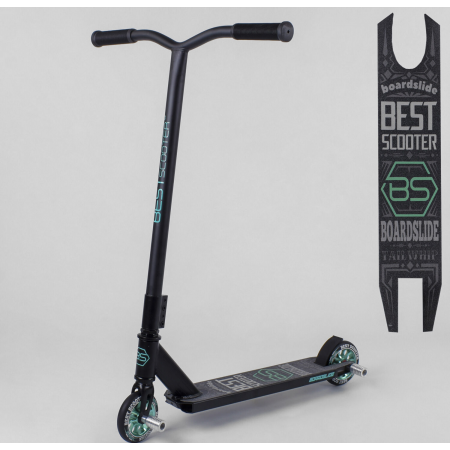 Самокат трюковый Best Scooter 23376  с Пегами Черный