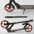 Двухколесный самокат Best Scooter "SHARK" 39536 складной с амортизатор Черный с красным