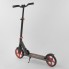 Двухколесный самокат Best Scooter "SHARK" 39536 складной с амортизатор Черный с красным