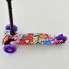 Самокат Best Scooter MINI 779-1298 трехколесный. Колеса поулиретановые с подсветкой. Подшипники типа ABEC-7. Фиолетовый. (779-1298 А)