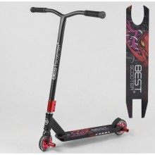 Самокат трюковый Best Scooter COBRA 66487 HIC-система Черно-Красный 