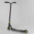 Самокат трюковый Best Scooter 86380 Пеги Колеса PU 10см Черный-Зеленый