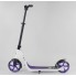 Двухколесный самокат Best Scooter 90003 складной прогулочный Бело-Фиолетовый
