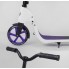 Двухколесный самокат Best Scooter 90003 складной прогулочный Бело-Фиолетовый