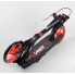 Самокат двоколісний Best Scooter 15250 SHARK з ручним гальмом колеса 20 см Чорний з помаранчевим