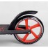 Самокат двоколісний Best Scooter 15250 SHARK з ручним гальмом колеса 20 см Чорний з помаранчевим