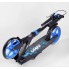 Самокат двоколісний Best Scooter 19015 SHARK з ручним гальмом колеса 20 см Чорний з синім