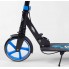 Самокат двоколісний Best Scooter 19015 SHARK з ручним гальмом колеса 20 см Чорний з синім
