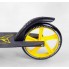 Самокат двоколісний Best Scooter 20787 SHARK з ручним гальмом колеса 20 см Чорний з жовтим