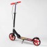 Самокат двоколісний Best Scooter 27664 з ручним гальмом колеса 20 см Чорний з червоним