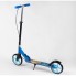 Самокат двоколісний Best Scooter 30156 з ручним гальмом колеса 20 см Чорний з оранжевим