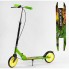 Самокат двоколісний Best Scooter 67788 з ручним гальмом колеса 20 см Чорний з жовтим