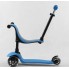 Самокат триколісний Best Scooter PL-422 Самокат-біговець З сидінням Регулювання керма Блакитний