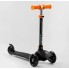 Самокат триколісний Best Scooter PL-209 Самокат-біговець З сидінням Регулювання керма Помаранчевий