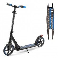 Двоколісний самокат Best Scooter 94123 складний з амортизатором Синій