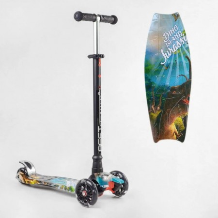 Самокат дитячий триколісний Best Scooter 779-2155 MAXI колеса поліуретан з підсвічуванням.