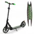 Двоколісний самокат Best Scooter 86125 складний з амортизатором Зелений