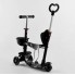 Самокат триколісний Best Scooter 41405 Колеса поліуретан Світяться Батьківська ручка чорний