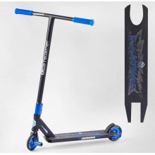 Самокат трюковий Best Scooter 14106 з пегами Чорний