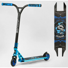 Самокат трюковий Best Scooter BS-7615 з HIC системою БЕЗ ПЕГ Синій