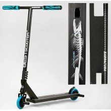Самокат трюковий Best Scooter BC-40222 "Barracuda" з пегами Чорний