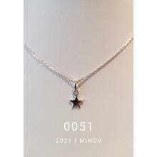 Кольє з срібла MINOV 0051 підвіска Зірочка Срібло 925
