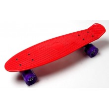 Пенни борд Baby Tilly SC17027 колеса светятся, полиуретановые. Красный