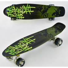 Пенни борд Best Board F 8740, дека 21.65" колеса светятся, PU. Фиолетовый