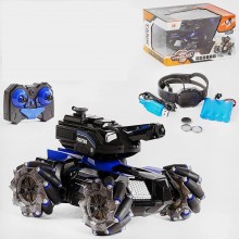 Танк Toys LH-C 041 B на радіокеруванні сенсорний браслет звукові та світлові ефекти стріляє водою