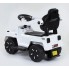 Детская каталка JOY 809 CR-12400 Машина-толокар световые эффекты с ручкой Белый