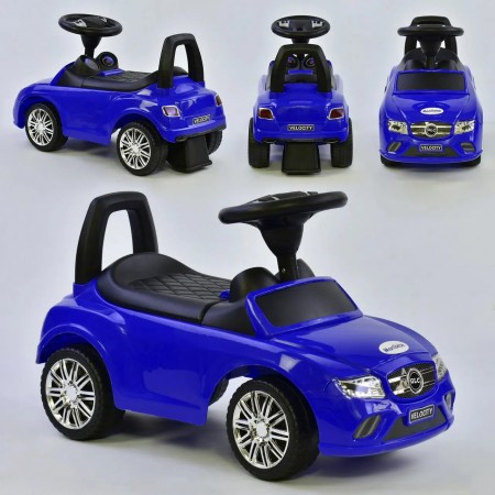 Дитяча каталка JOY R-0088 Толокар з музичним кермом Багажник Білий