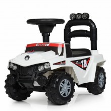 Каталка дитяча Bambi M 4230L-1 Машина-толокар Музичні ефекти Білий