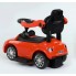 Каталка детская JOY 806 S-16805 Машина-толокар с ручкой, музыкальный руль Красный