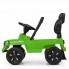 Каталка дитяча Bambi M 4128L-5 Машина-толокар з ручкою музичні ефекти Зелений