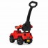 Каталка дитяча Bambi M 4128L-3 Машина-толокар з ручкою музичні ефекти Червоний