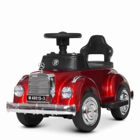 Толокар-електромобіль Bambi M 4801S-3 Mercedes з музикою та світлом