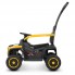 Машинка-каталка Bambi M 4802-6 Толокар 2 в 1 з батьківською ручкою Музикою та світлом Жовтий