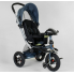 Детский трехколесный велосипед Best Trike 698/33-017 интерактивная панель с USB надувные колеса Серый