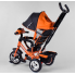 Детский трехколесный велосипед Best Trike 6588-30-108 музыкальная панель ремни безопасности Оранжевый с черным