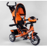 Детский трехколесный велосипед Best Trike 6588-30-108 музыкальная панель ремни безопасности Оранжевый с черным