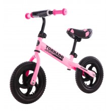 Беговел TILLY Balance Tornado T-21255/1 Надувные колёсама 12" Розовый