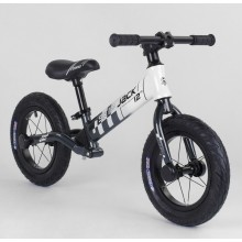 Беговел Corso 11057 Skip Jack Амортизація заднього надувного колеса Чорно-білий