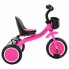 Дитячий триколісний велосипед Best Trike «TURBOTRIKE» M 3197-M-2 з EVA колесами і пляшкою для води Малиновий