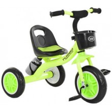 Дитячий триколісний велосипед Best Trike «TURBOTRIKE» M 3197-M-2 з EVA колесами і пляшкою для води Салатовий