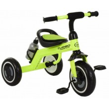 Дитячий триколісний велосипед Best Trike «TURBOTRIKE» M 3648-M-2 Колеса світяться Пляшка для води Салатовий