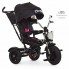 Дитячий триколісний велосипед Turbo Trike 4056-20-4 з ігровою панеллю Поворотний сидіння Кошик Чорний