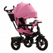 Дитячий триколісний велосипед TILLY Impulse T-386/2 рожевий льон