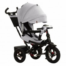 Дитячий триколісний велосипед TILLY Impulse T-386/2 сірий льон