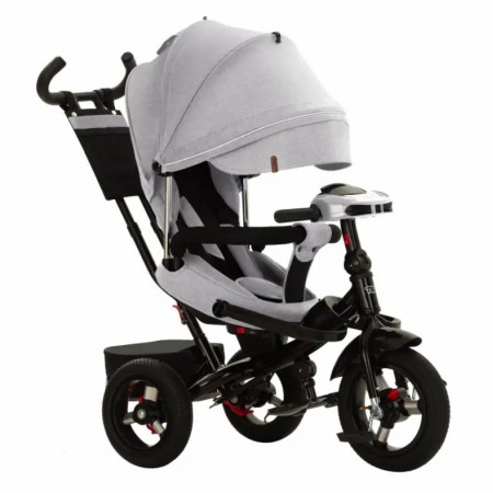 Дитячий триколісний велосипед TILLY Impulse T-386/2 сірий льон