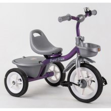 Дитячий триколісний велосипед Best Trike BS-4298 на гумових колесах Фіолетовий